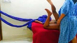 Huge Ass & Huge Boobs MILF Hot Aunty Fucks A transgender Guy tied his hands & feet (BBW Cowgirl Riding & Roughly Cumshot)