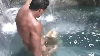 Blonde Babe Sucks Cock and Enjoys a Pussy Pounding feat. Cindy Crawford