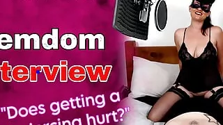 Femdom Q&A Interview from Real Couple Homemade Amateur Chastity Facesitting Slave Milf Stepmom BDSM