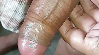 Slow motion my indian cock on webcam