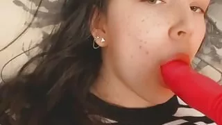 18-year-old cutie gets wet and wild in the ocean