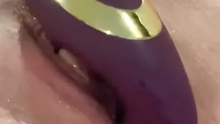 Close up orgasm