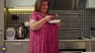 Curvy Big Breasted Jana Loves Younger Muscled Men