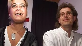 German girls fucking in threesome sex in German amateur porn from the 90s