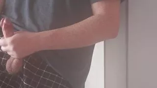 Solo masturbating just before my shower