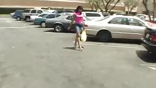 A skillful hot ebony slut fucking with a loaded Bbc while her husband is out of town