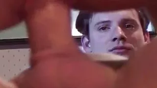 Old Blonde Lady Gets Her Mouth and Pierced Pussy Fucked by Two Hot Big Dick Dudes