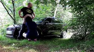 Girl Sucks My Dick Of the Forest