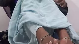 Crossdresser in saree