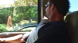 April Blossom Takes Her Boyfriend's Huge Cock In Her Cunt