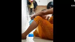 Family sex stepmom and aunty romantic bathroom sex big boobs big ass big pussy