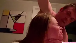 Submissive blonde loves being tied up and fucked from behind