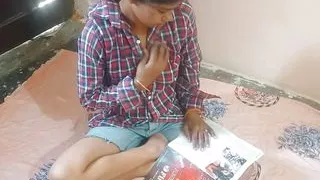 my dost ki choti behen was caught reading sexy stories, so she got rid of her with me