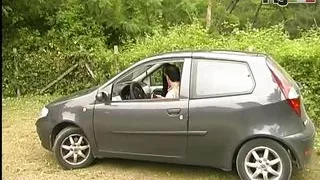 Alluring and perverted Angela Gritti with big natural boobs horny in scene 02 from movie La puttana