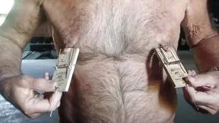 mouse trap and nipples hard work