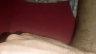 Penis pump jerk in Panty