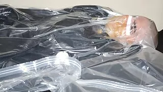 Dec 13 2022 - VacPacked in my CPD Leather Jacket with my latex face mask and tons of leather