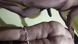 Desi Indian aunty big blowjob and fucking