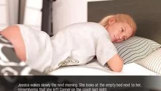 Jessica O Neil Hard News #8 - Jessica and Blake Had a Chat Together, Conner Fucked Jessica in the Car After Dinner