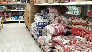 leaving milk in the supermarket