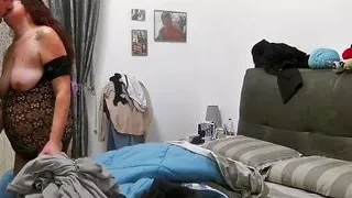 Bbw wife caught on cam