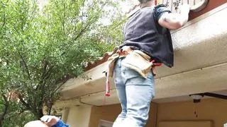 BlacksOnBoys - Big Tattooed Hunk Repair Man Gets Fucked Hard By A Massive Black Cock