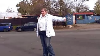 Big belly fatty picks up him for money