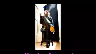 Mistress Marilyn Leather Boot Smoking Fetish
