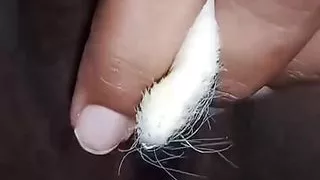 Big Indian Pussy Play With Makeup Brush Insertion