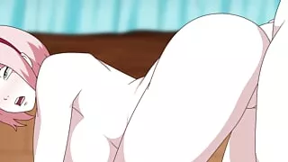 Sakura Naruto Hentai Anime Cartoon footjob tits pussy sex Boruto Kunoichi Trainer Milf doggystyle teen japaneese asian cosplay
