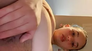 Sexy cute hot elf girl masturbates