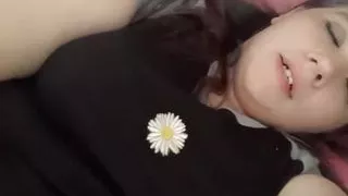 Lila Jade plays with her pussy