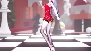 Cutie In Dress And Long Legs Dancing (3D HENTAI)