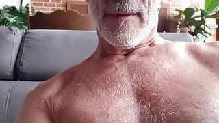 Daddy ,s talking with his boi from France, and unload  his cum and taste it looking at you boi