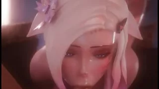 Bi kittyyevil  ( Exciting and very milky blowjob rich tongue and throat)