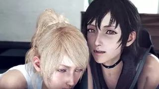 Iris And Luna Both Sucking SFM Dick