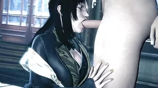 Gentiana On Her Knees Sucking Dick (Version 2)