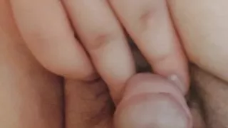 Playing my small cock