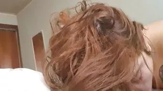 stepmother eats a latino cock