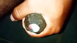 My big pink head chocolate bar makes me cum too fast while jerking off