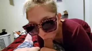 Sucking My Friends Cock While He Waits In The Car For Me