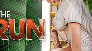 Hot Futa Redhead Tries Her BEST To HIde Her MASSIVE COCK