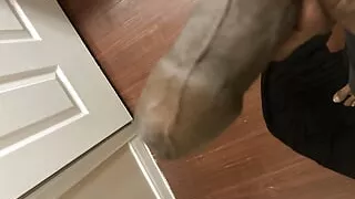 Mushroom Black Cock Spews Thick Load