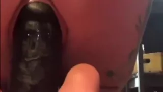 Cumming On My Big Dildo