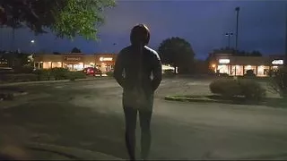 Self Public Bondage for Sissy