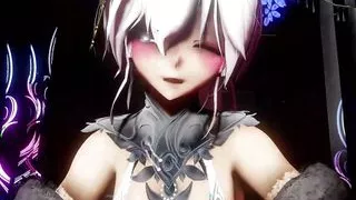 Cute Chinese Girl Dance - Dress + Full Nude (3D HENTAI)