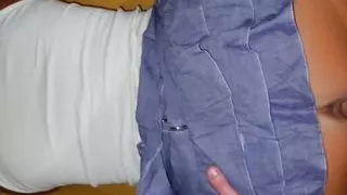 She thought he would cum on her ass, but he came inside