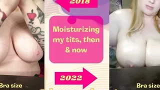 Big Massive Boobs Won't Stop Growing -  Breast Expansion Progress