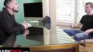 Doctor Derek Allen Offers His Big Fat Cock As An Anxiety Cure To Patient Aaron Allen - Therapy Dick