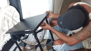 Rotating anal and cum in her prolapse